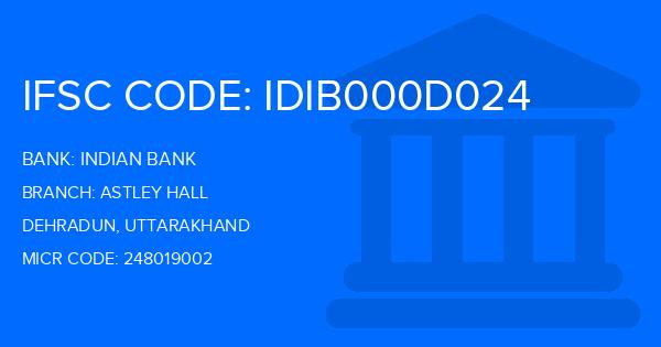 Indian Bank Astley Hall Branch IFSC Code
