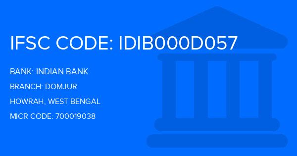 Indian Bank Domjur Branch IFSC Code