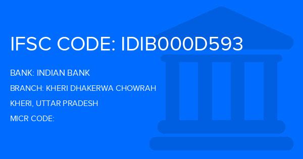 Indian Bank Kheri Dhakerwa Chowrah Branch IFSC Code