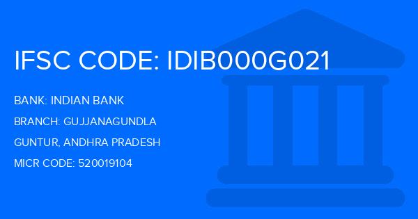Indian Bank Gujjanagundla Branch IFSC Code