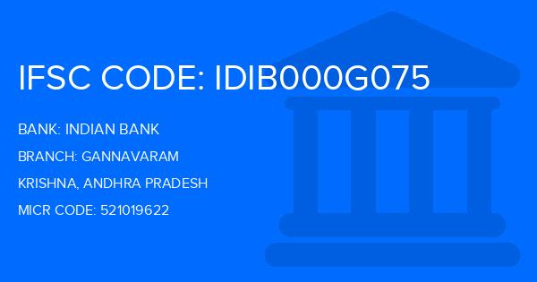 Indian Bank Gannavaram Branch IFSC Code