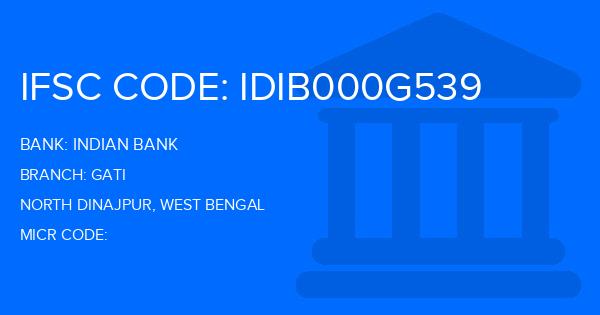 Indian Bank Gati Branch IFSC Code