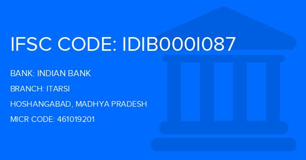 Indian Bank Itarsi Branch IFSC Code