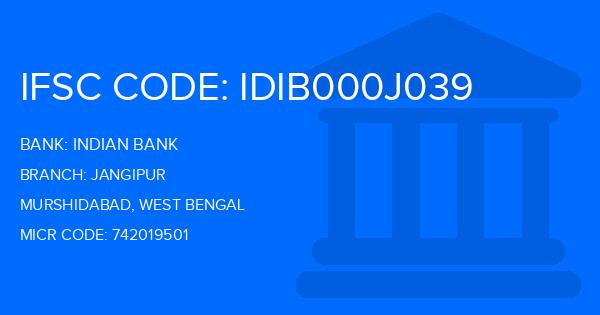 Indian Bank Jangipur Branch IFSC Code
