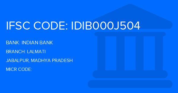Indian Bank Lalmati Branch IFSC Code