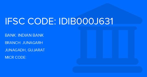 Indian Bank Junagarh Branch IFSC Code