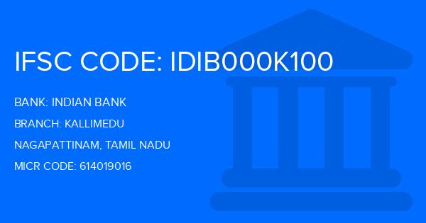 Indian Bank Kallimedu Branch IFSC Code