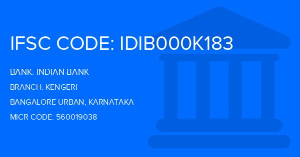 Indian Bank Kengeri Branch IFSC Code