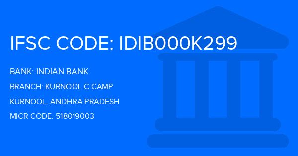 Indian Bank Kurnool C Camp Branch IFSC Code