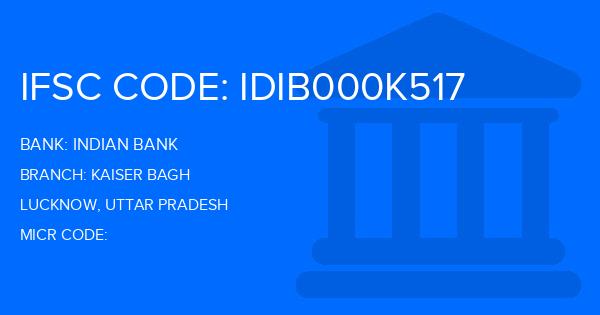 Indian Bank Kaiser Bagh Branch IFSC Code