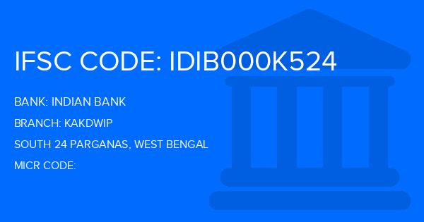 Indian Bank Kakdwip Branch IFSC Code