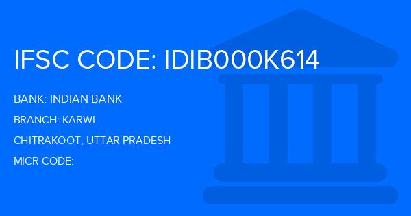 Indian Bank Karwi Branch IFSC Code