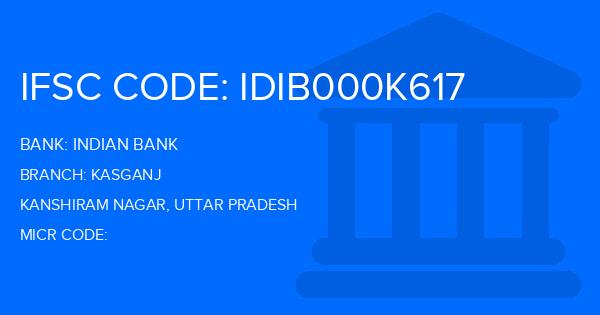 Indian Bank Kasganj Branch IFSC Code