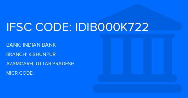 Indian Bank Kishunpur Branch IFSC Code