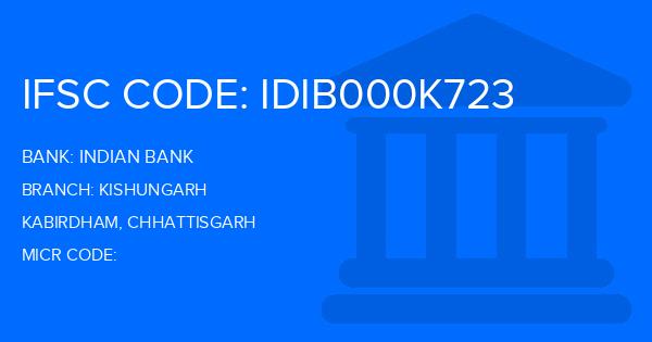 Indian Bank Kishungarh Branch IFSC Code