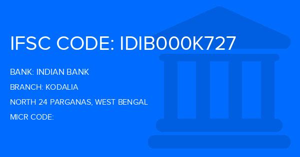 Indian Bank Kodalia Branch IFSC Code