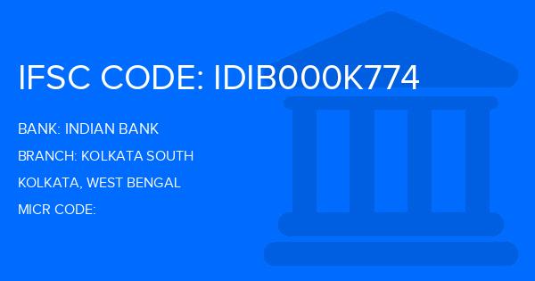Indian Bank Kolkata South Branch IFSC Code