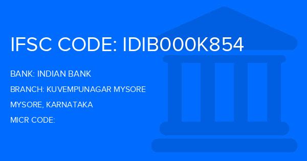 Indian Bank Kuvempunagar Mysore Branch IFSC Code