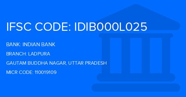 Indian Bank Ladpura Branch IFSC Code