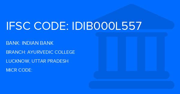 Indian Bank Ayurvedic College Branch IFSC Code