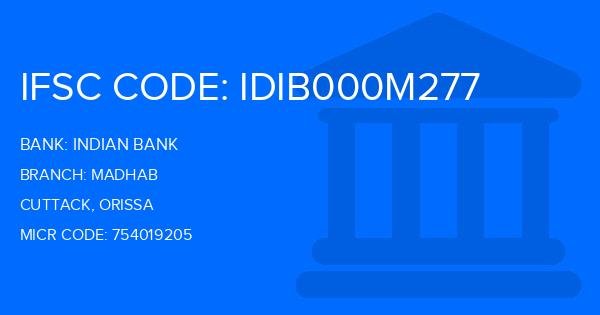 Indian Bank Madhab Branch IFSC Code