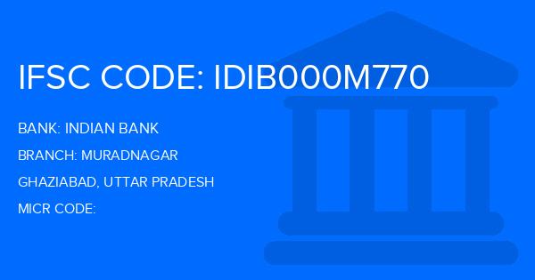 Indian Bank Muradnagar Branch IFSC Code