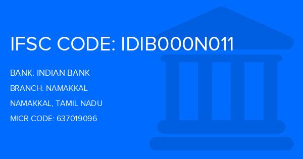 Indian Bank Namakkal Branch IFSC Code