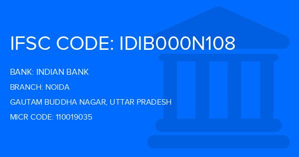 Indian Bank Noida Branch IFSC Code