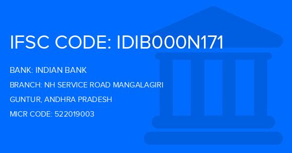 Indian Bank Nh Service Road Mangalagiri Branch IFSC Code