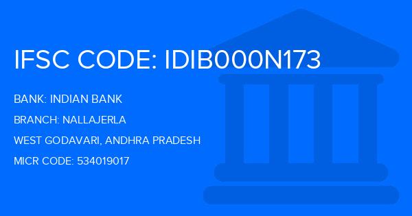 Indian Bank Nallajerla Branch IFSC Code