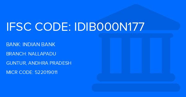 Indian Bank Nallapadu Branch IFSC Code