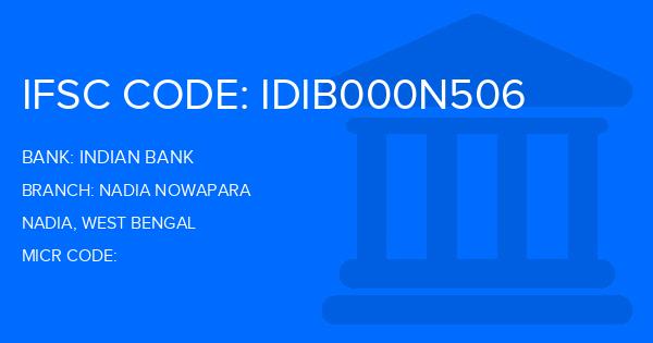 Indian Bank Nadia Nowapara Branch IFSC Code