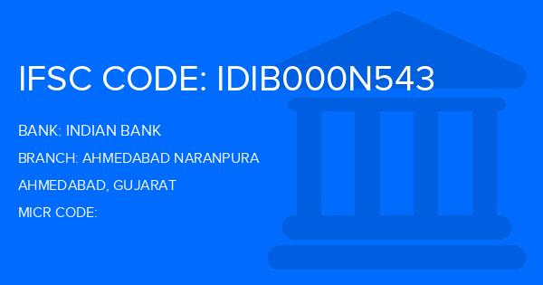 Indian Bank Ahmedabad Naranpura Branch IFSC Code