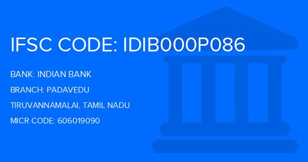 Indian Bank Padavedu Branch IFSC Code