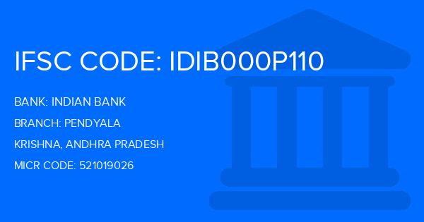 Indian Bank Pendyala Branch IFSC Code