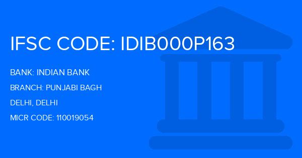 Indian Bank Punjabi Bagh Branch IFSC Code