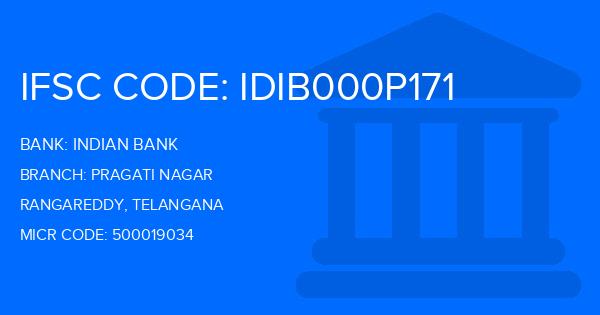 Indian Bank Pragati Nagar Branch IFSC Code