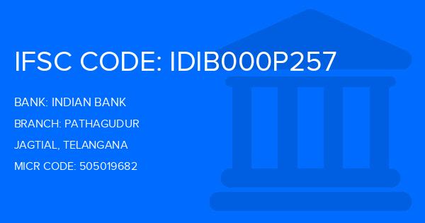 Indian Bank Pathagudur Branch IFSC Code