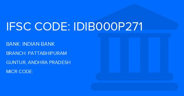 Indian Bank Pattabhipuram Branch IFSC Code