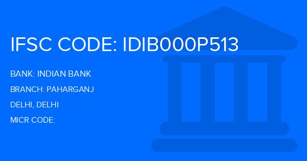 Indian Bank Paharganj Branch IFSC Code