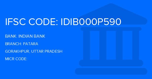 Indian Bank Patara Branch IFSC Code