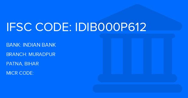 Indian Bank Muradpur Branch IFSC Code