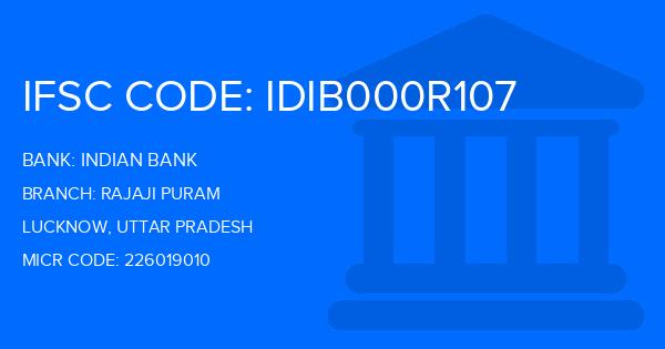 Indian Bank Rajaji Puram Branch IFSC Code