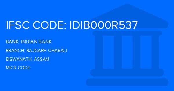 Indian Bank Rajgarh Charali Branch IFSC Code