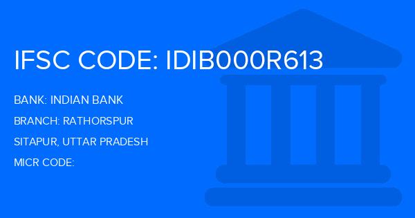 Indian Bank Rathorspur Branch IFSC Code