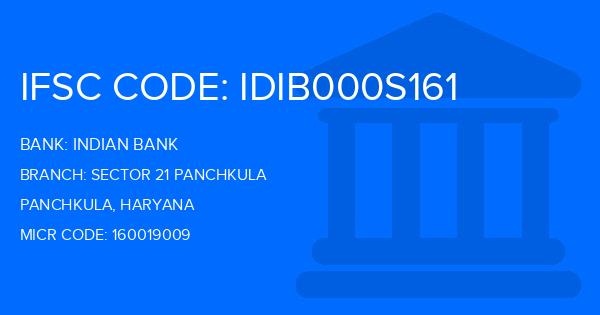 Indian Bank Sector 21 Panchkula Branch IFSC Code