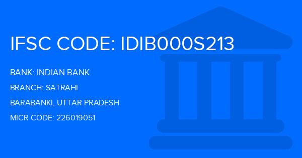 Indian Bank Satrahi Branch IFSC Code