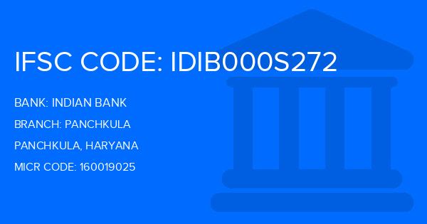 Indian Bank Panchkula Branch IFSC Code