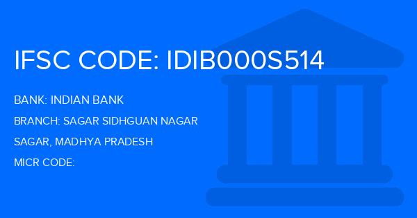 Indian Bank Sagar Sidhguan Nagar Branch IFSC Code