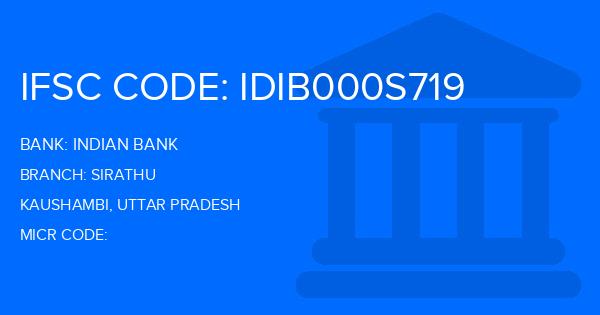Indian Bank Sirathu Branch IFSC Code